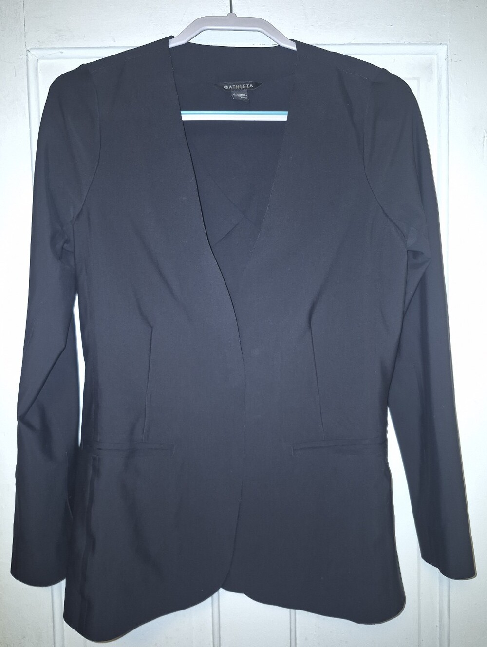 Nwot Athleta Avenue Blazer Jacket, Black SIZE 8